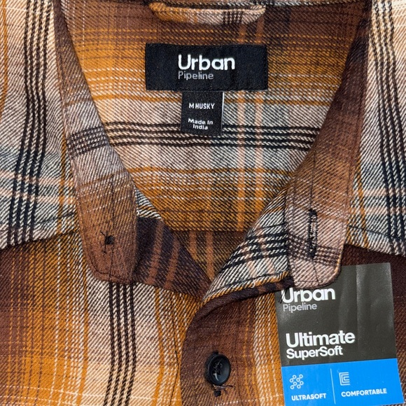 Urban pipeline Plaid Flannel Shirt - Picture 3 of 4